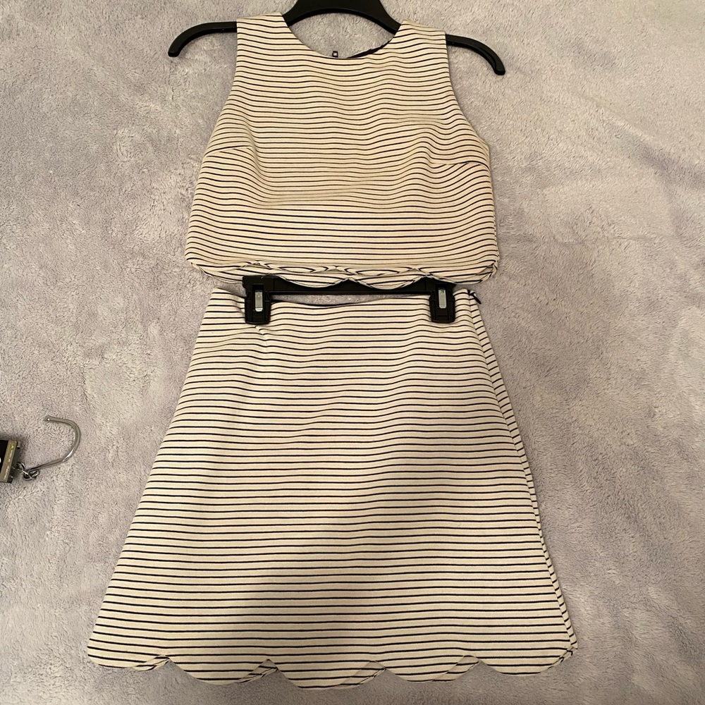 AQUA Striped Matching Set